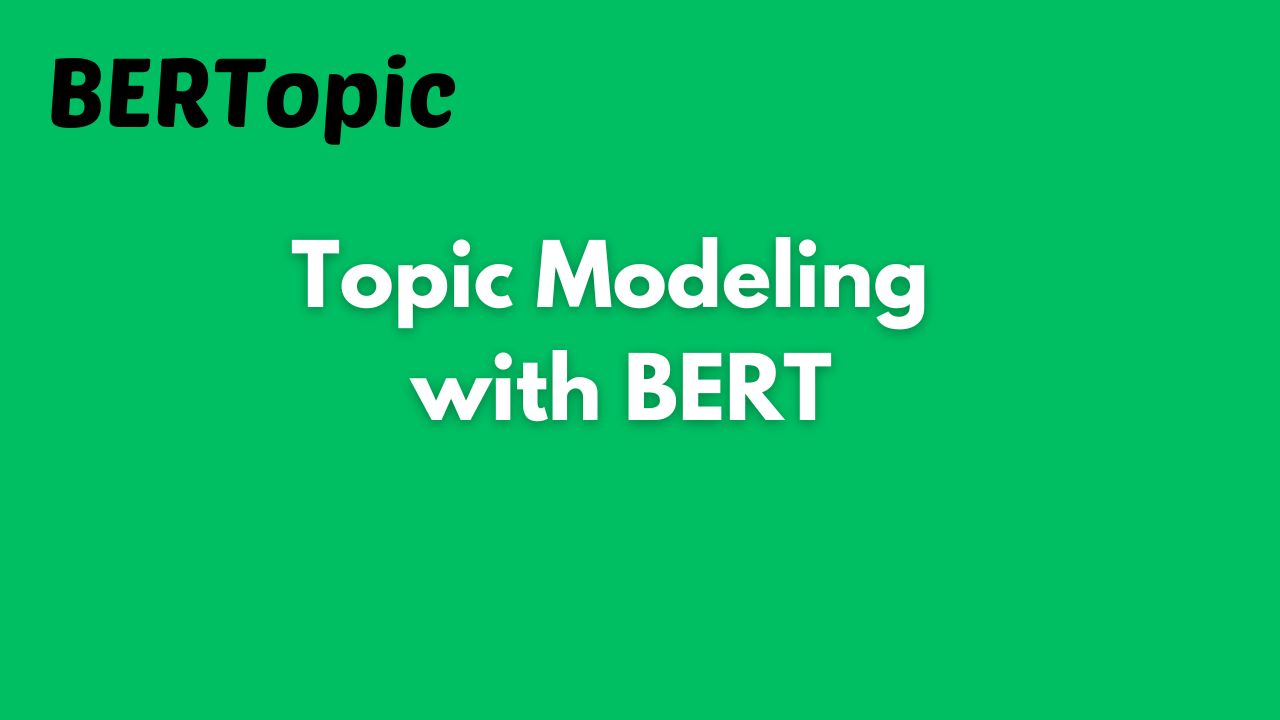 Topic Modeling with BERT