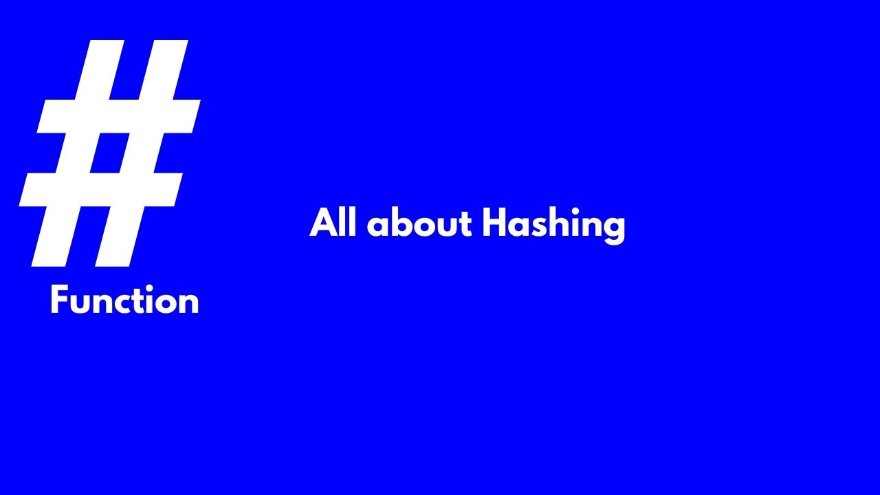 All-about-Hashing