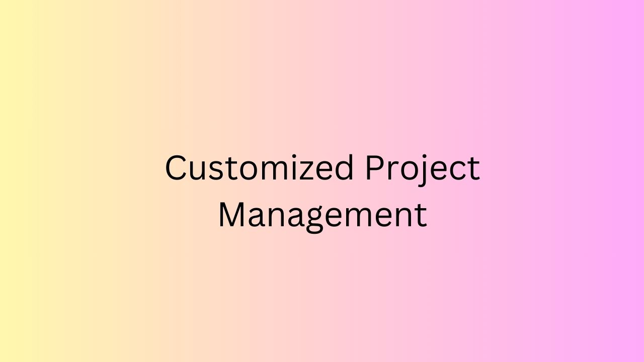 Customized PM Courses