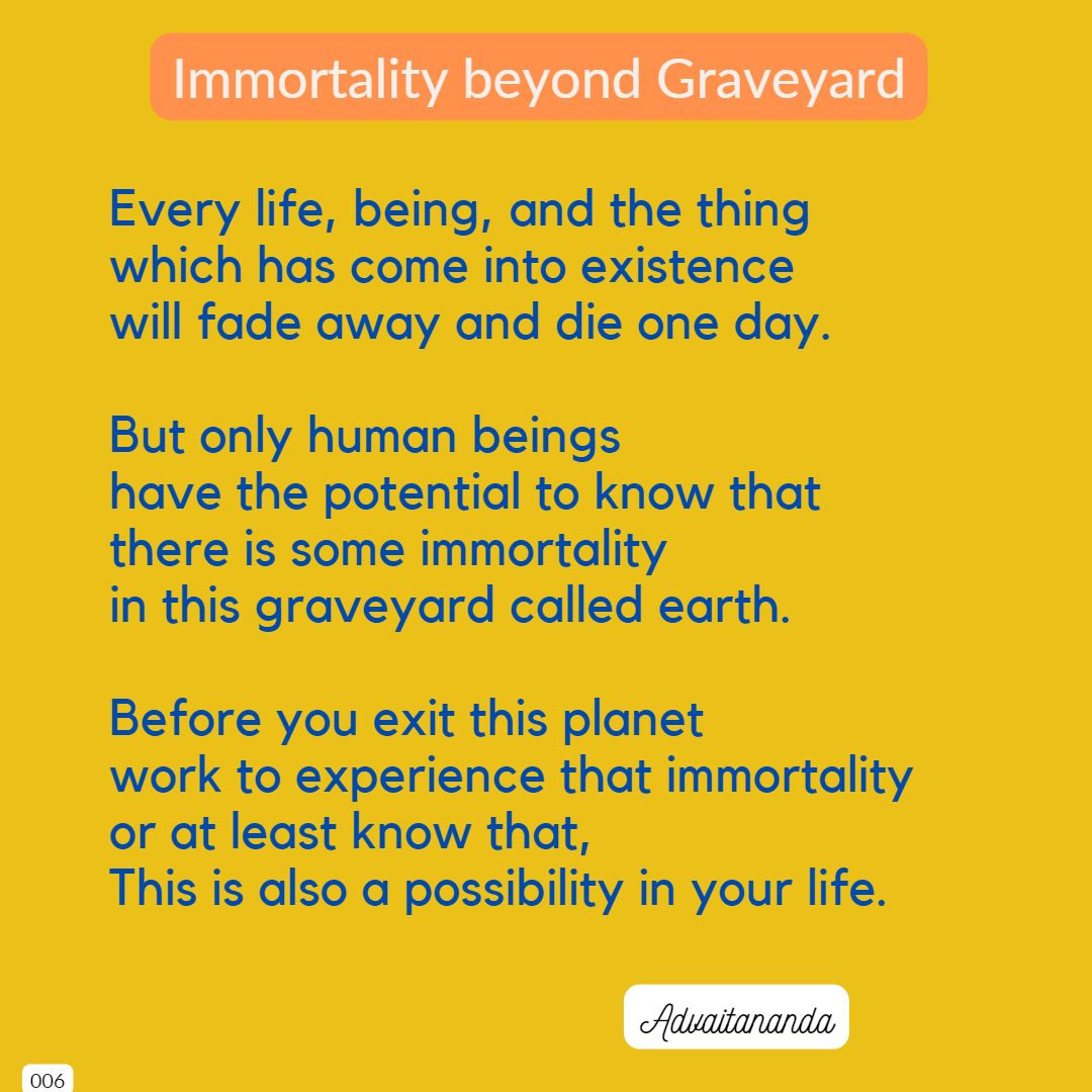 Immortality beyond Graveyard