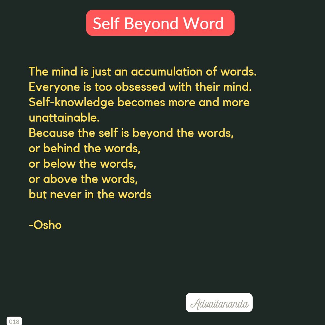 Self Beyond Word