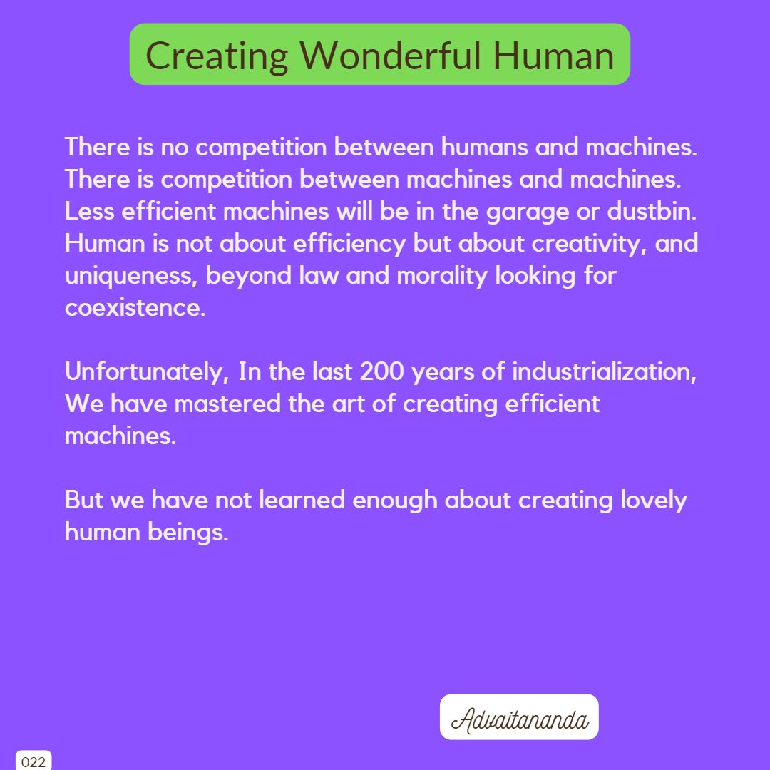 Creating Wonderful Human