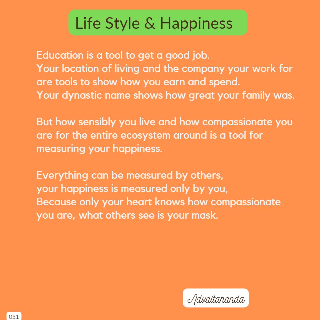 Life Style & Happiness