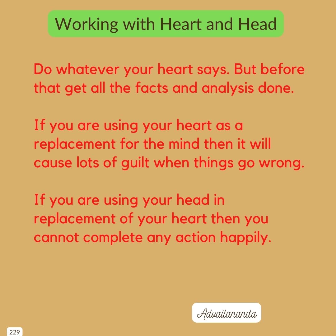 Working with Heart and Head