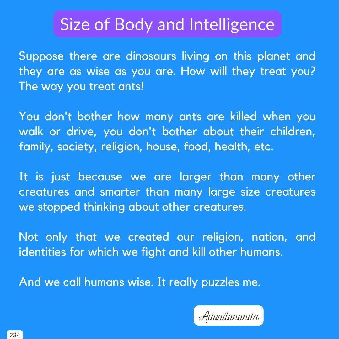 Size of Body and Intelligence