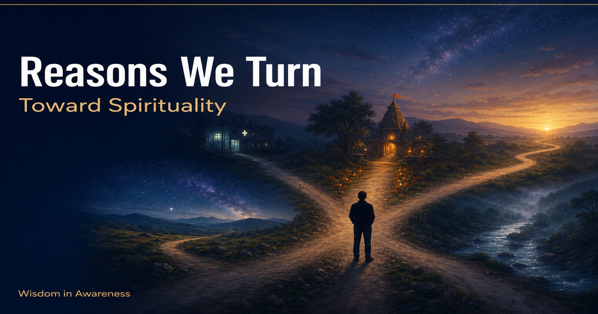 Different Reasons People Turn Toward Spirituality